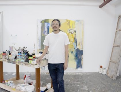 artist in studio