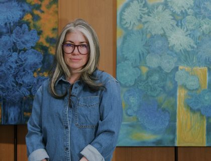 Artist Alissa Frazer at Gallery 85